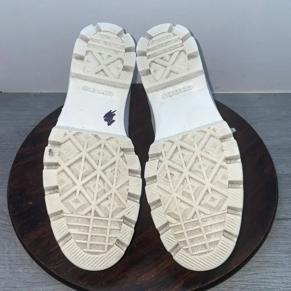 Converse CT All Star Lugged Shoes Womens 7.5 White High-Top Sneakers 565902C